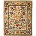 Capel Rugs Capel Rugs Panama Orchids 9x11 Cream Area Rugs