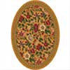 Milliken Milliken Vachell 4 X 5 Oval Gold Area Rugs
