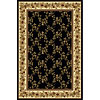 Radici USA Radici Usa Noble Vii 10 X 13 Black Area Rugs