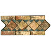 Caribe Stone Caribe Stone Decorative Borders - Travertine Michelle Tile  &  Sto