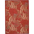 Capel Rugs Capel Rugs Seabreeze - Palms 5x8 Redwood Area Rugs