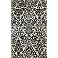 Klaussner Home Furnishings Klaussner Home Furnishings Damask 5 X 8 Brown Area Rugs