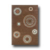 Hellenic Rug Imports, Inc. Hellenic Rug Imports, Inc. Retro Denim 4 X 6 Circles Chocolate A