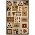 Capel Rugs Capel Rugs Crystalle - Chevron 2x3 Chablis Area Rugs