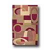 Hellenic Rug Imports, Inc. Hellenic Rug Imports, Inc. Torino 4 X 6 Conceptual Burgundy Area