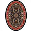 Milliken Milliken Halkara 8 X 11 Oval Ebony Area Rugs