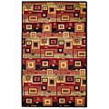 Capel Rugs Capel Rugs Crystalle - Circut 4x5 Redblack Area Rugs