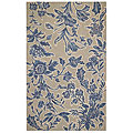Capel Rugs Capel Rugs Spring Flowers 8x11 Delft Blue Area Rugs