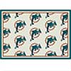 Milliken Milliken Miami Dolphins 8 X 11 Miami Dolphins Team Area Rugs
