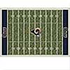 Milliken Milliken St Louis Rams 8 X 11 St Louis Rams Field Area Rugs