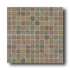 American Olean American Olean Tumbled Slate Mosaic 1 X 1 India Multicolor Tile