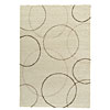 Kane Carpet Kane Carpet Supreme Shag 5 X 8 Circles Neutral Area Rugs