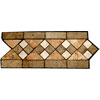 Caribe Stone Caribe Stone Decorative Borders - Travertine Heather Tile  &  Ston