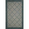 Trans-Ocean Import Co. Trans-ocean Import Co. Lyon 7 X 9 Diamond Grille Turquois Area R