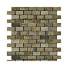 Emser Tile Emser Tile Antique  &  Tumbled Stone Mosaic 1 X 2 Offset Slate Tum