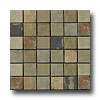 Emser Tile Emser Tile Antique  &  Tumbled Stone Mosaic 2 X 2 Square Slate Tum