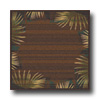 Milliken Milliken Palm 8 Round Brown Leather Area Rugs
