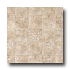 Armstrong Armstrong Commission Plus Floral Medallion Fieldstone Vinyl Floo