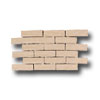 Rock & Rock Rock  &  Rock Travertino Brick Mosaic Crema Tile  &  Stone