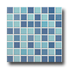 Roca Roca Rainbow Mosaic Aquamarina Tile  &  Stone