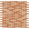 Crossville Crossville Glass Blox Blend Mosaic  X 2 Champagne / honey / iced Tea
