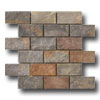 Crossville Crossville Centaur Brick Mosaic 2 X 4 Slate Tile  &  Stone