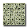 Crossville Crossville Labyrinth Split Mosaic Green / black Tile  &  Stone