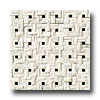 Crossville Crossville Labyrinth Split Mosaic White / black Tile  &  Stone