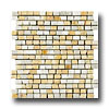 Crossville Crossville Phoenix Mixed Stone Mosaic White / onyx / white Travertin