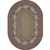 Milliken Milliken Heartland Braid 5 X 8 Oval Light Lapis Area Rugs