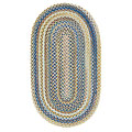 Capel Rugs Capel Rugs American Legacy 7x7 Round Natural Blue Area Rugs