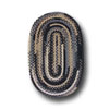 Colonial Mills, Inc. Colonial Mills, Inc. Timeless Retreat Oval 11 X 14 Carbon Area R