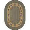 Milliken Milliken Heartland Braid 4 X 5 Oval Pale Topaz Area Rugs