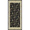 Kane Carpet Kane Carpet Majestic 2 X 8 Floral Black Area Rugs