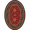 Milliken Milliken Karshi 8 X 11 Oval Red Cinnamon Area Rugs