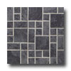 Daltile Daltile Continental Slate Mosaic Block Random Asian Black Tile  &