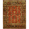 Harounian Rugs International Harounian Rugs International Mahal 6 X 9 Red / charcoal Area Rugs