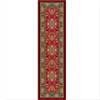 Milliken Milliken Halkara 2 X 23 Runner Red Cinnamon Area Rugs