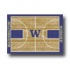 Milliken Washington Huskies 5 X 8 Washington Huskies Area Rugs