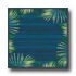 Milliken Palm 4 X 5 Oval Blue Grey Area Rugs