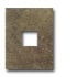 Mohawk Egyptian Stone Cut Out Cairo Brown Square Cut Out Tile &