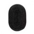 Colonial Mills, Inc. Washington 10 X 13 Oval Black Mix Area Rugs