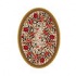 Milliken Barrington Court 5 X 8 Oval Curry Area Rugs