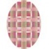 Milliken Aura 5 X 8 Oval Pinky Area Rugs