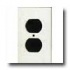 Tilecrest Fauxstone Resin Switch Plates Receptacle Plate White T