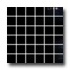 Diamond Tech Glass Stained Glass Mosaic Black Solid Tile & Stone