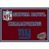 Milliken Super Bowl Xlii Champions 5 X 8 New York Giants Red Are