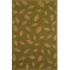 Trans-ocean Import Co. Patio 3 X 5 Leaves Green Area Rugs