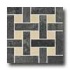 Crossville Empire Mosaic Basketweave Black Swan & Parisian White