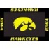 Logo Rugs Iowa University Iowa Area Rug 4 X 6 Area Rugs